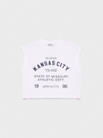%Pto% T-Shirt de Kansas City branco