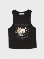 %Pto% Harmony halter top black
