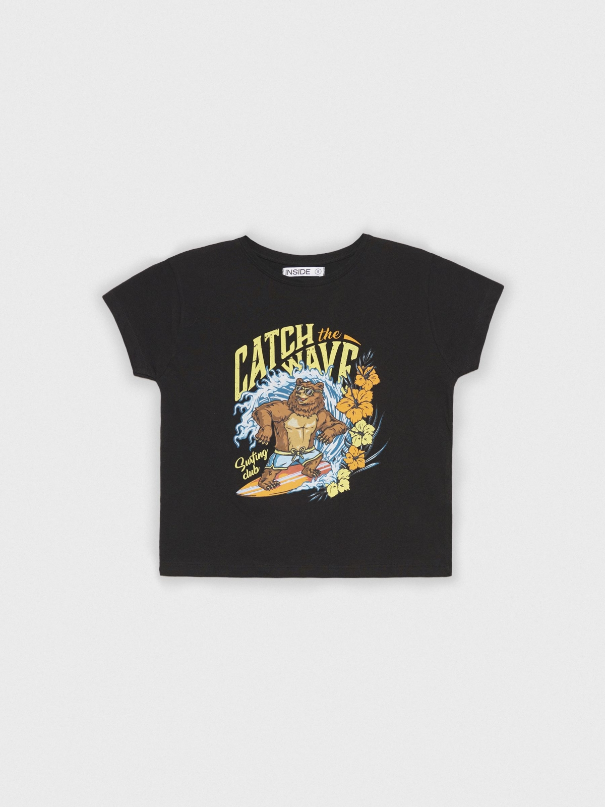  Camiseta Catch the Wave negro