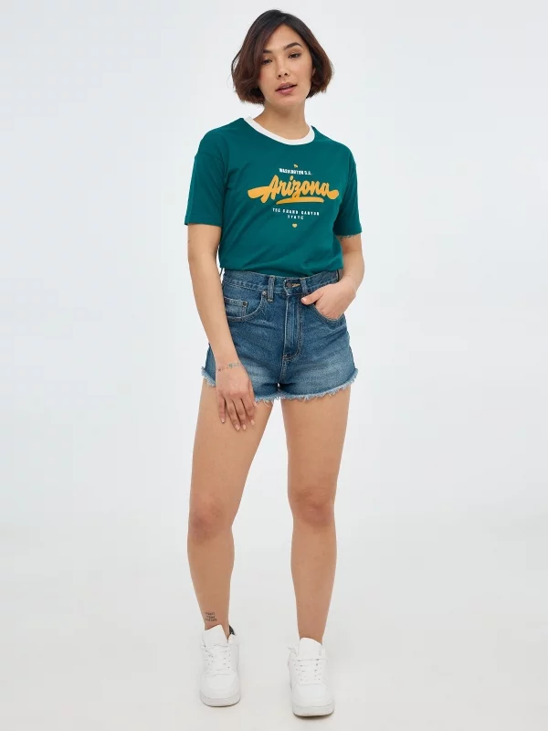 Arizona T-shirt emerald front view