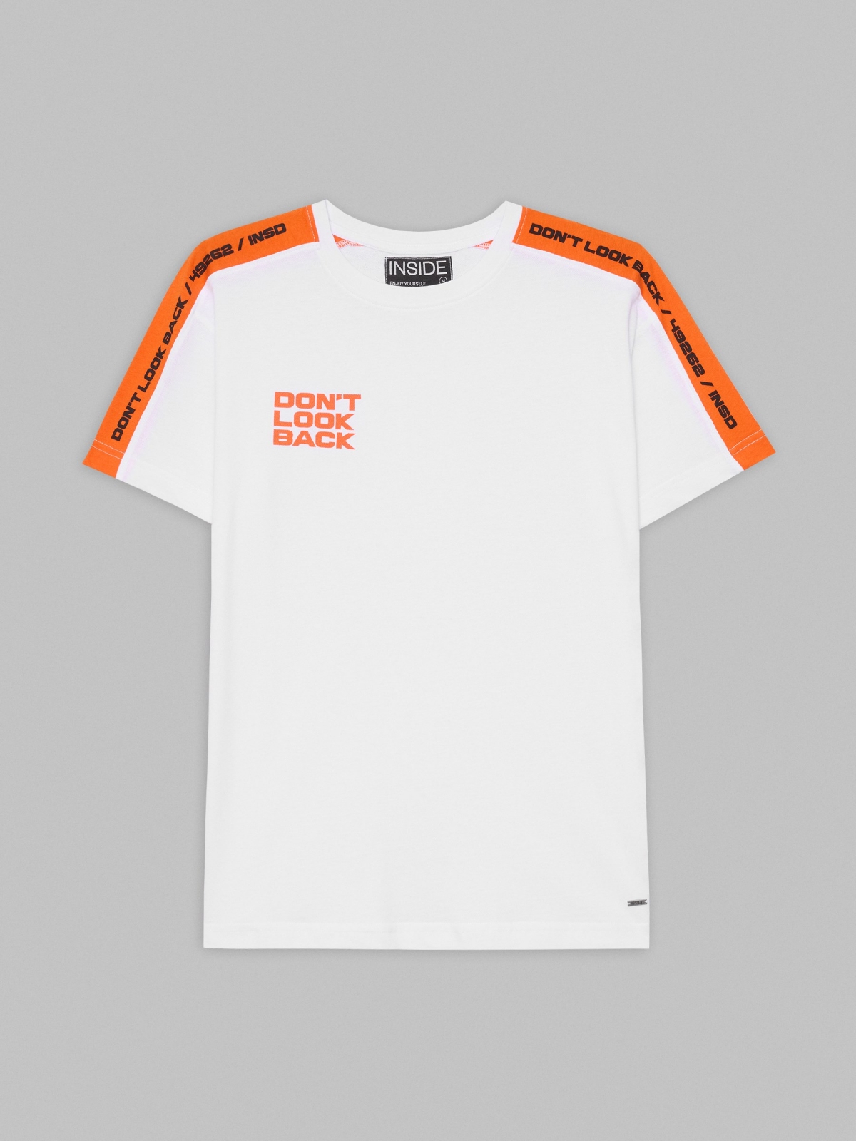  Camiseta Dont look back blanco