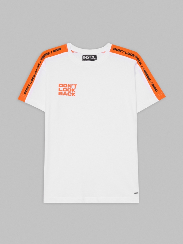  Camiseta Dont look back blanco