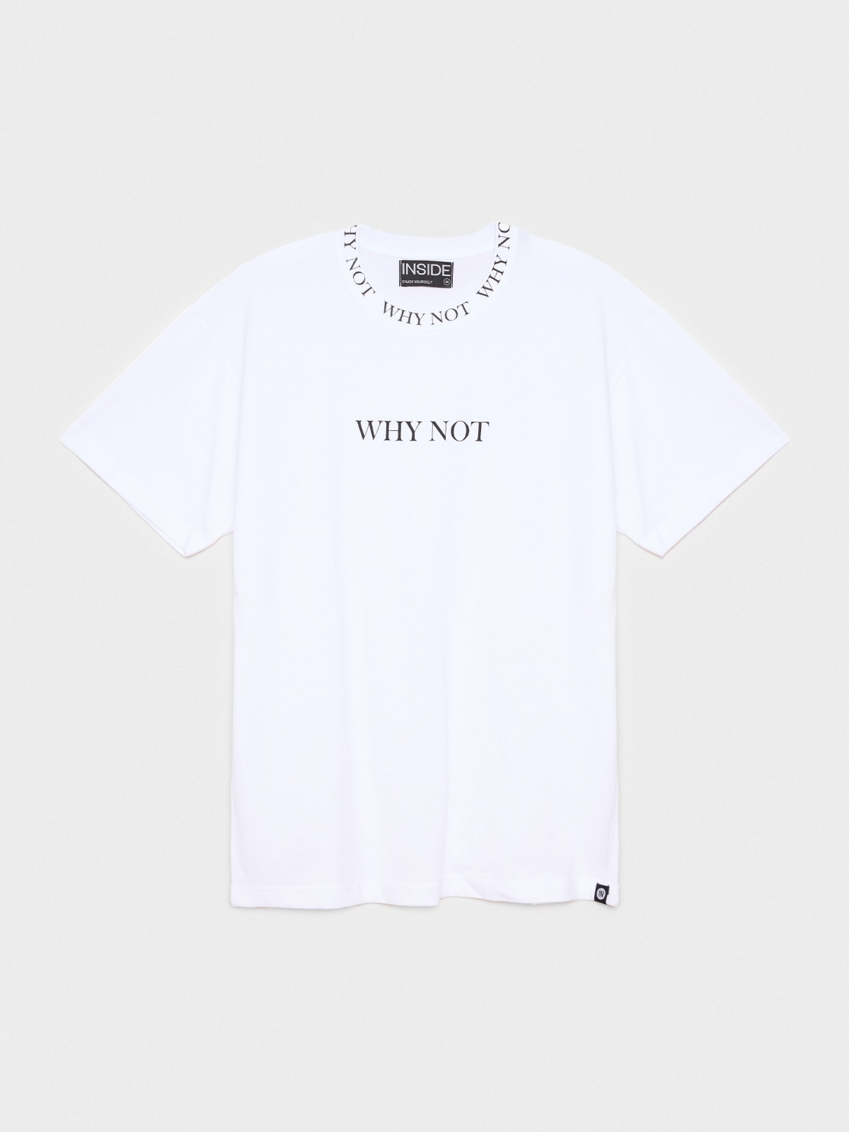  Camiseta Why Not blanco