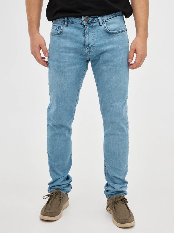 Jeans Slim azul azul vista media frontal