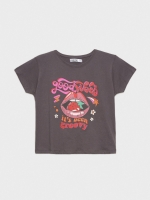 %Pto% Camiseta Good Vibes gris oscuro