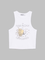 %Pto% Harmony halter top white