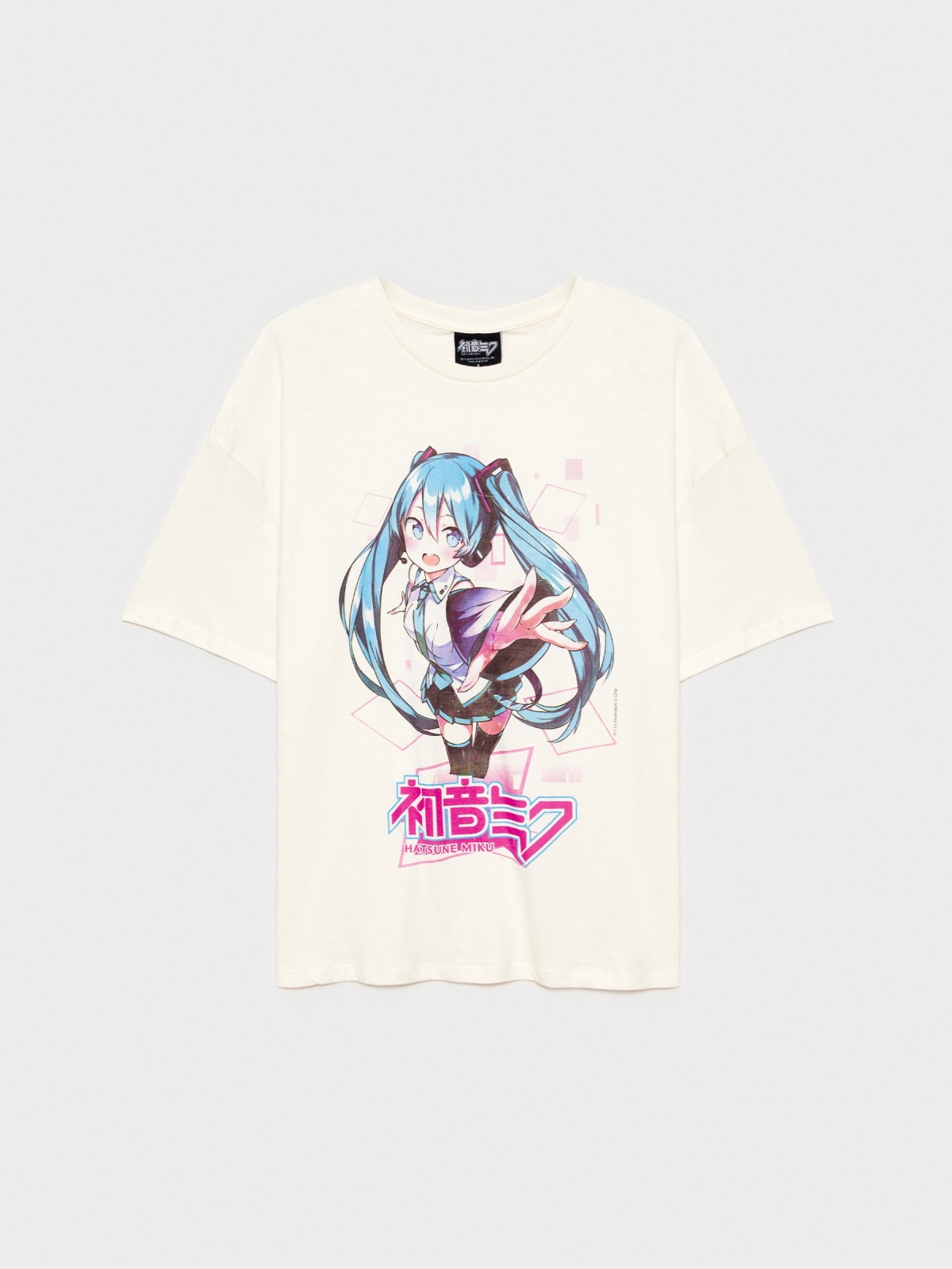  T-shirt oversized da Hatsun off white