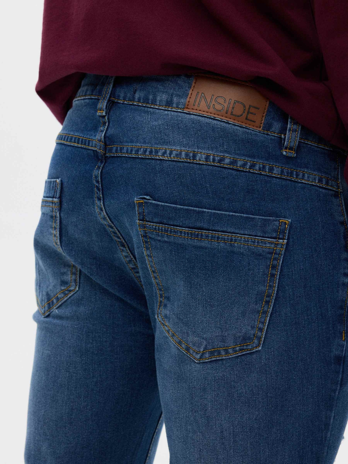 Super slim jeans blue detail view