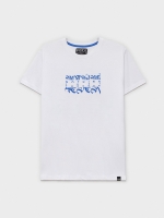 %Pto% T-shirt  impresso branco