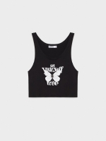 %Pto% Camiseta tirantes Set Yourself negro