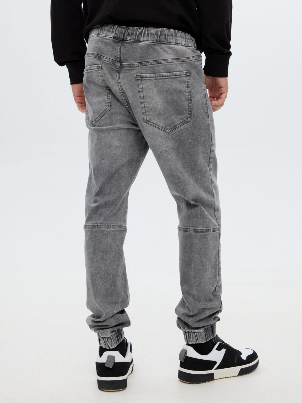 Jogger pants dark grey front view