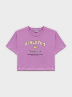 %Pto% Purple crop top purple