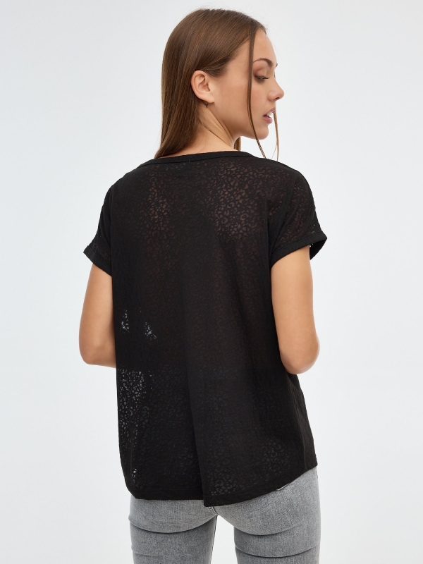 Talented T-shirt black middle back view