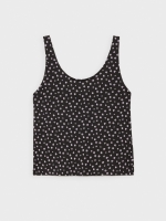 %Pto% Mini-camisola estampada preto
