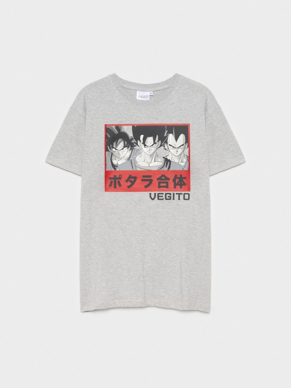  T-shirt Bola de Dragão Vegito melange meio