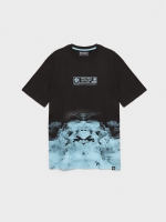 %Pto% Oversized T-shirt code black
