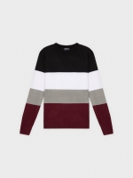 %Pto% Jersey de bloques negro