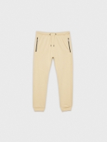 %Pto% Pantalón jogger con bosillos arena vista frontal