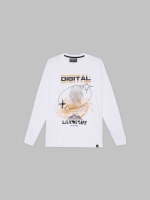 %Pto% Digital Landscape T-shirt white front view