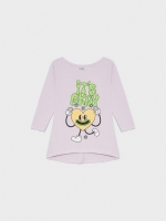 %Pto% T-shirt It's Okay malva