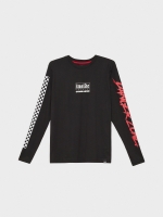 %Pto% Camiseta print Ska negro vista frontal