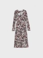 %Pto% Vestido mini cut out print multicolor