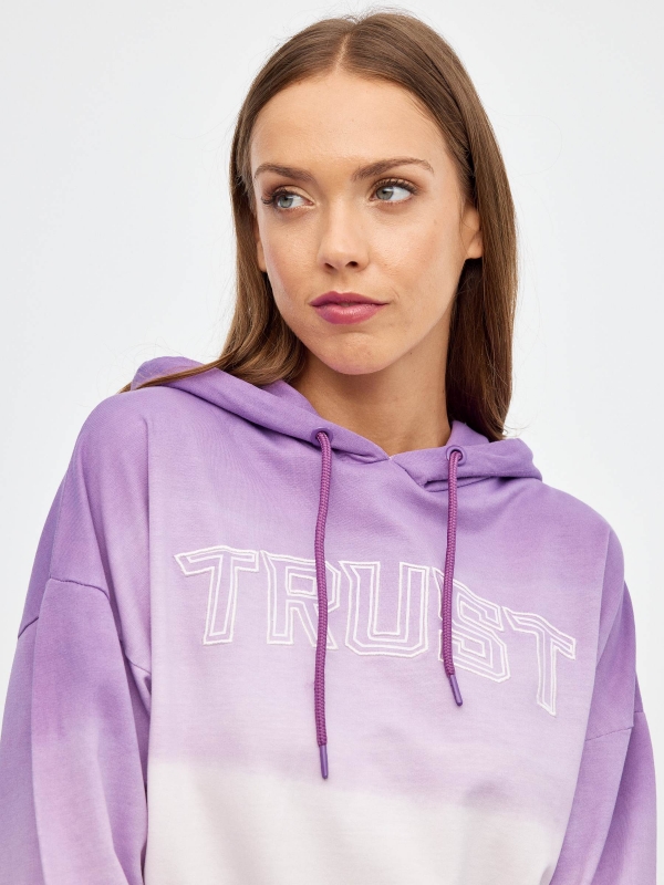 Sudadera Trust multicolor vista detalle