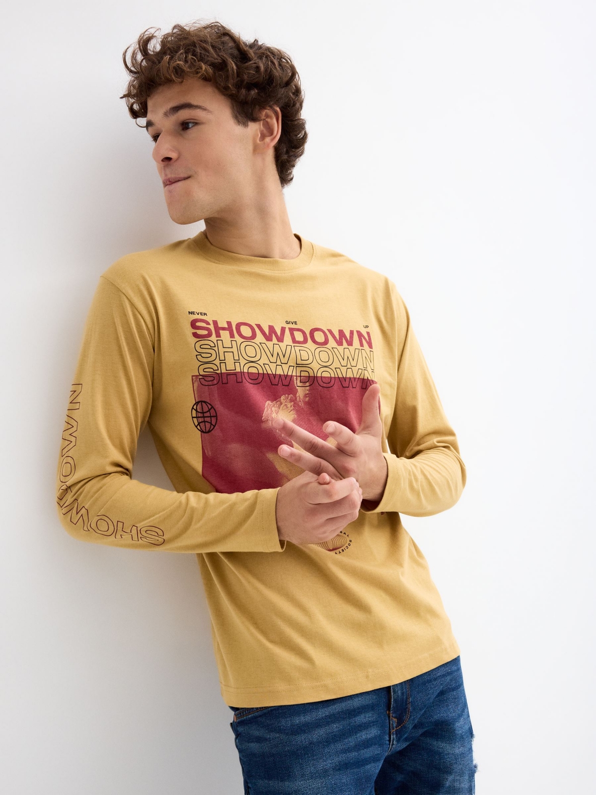 %New% Camiseta Showdown marrón tierra