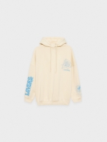 %Pto% Lovers oversized sweatshirt sand