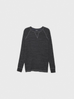 %Pto% Basic mottled sweater grey front view