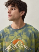 %Pto% Camiseta Grand Canyon print azul acero