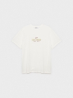 %Pto% Camiseta oversized Play Again blanco roto