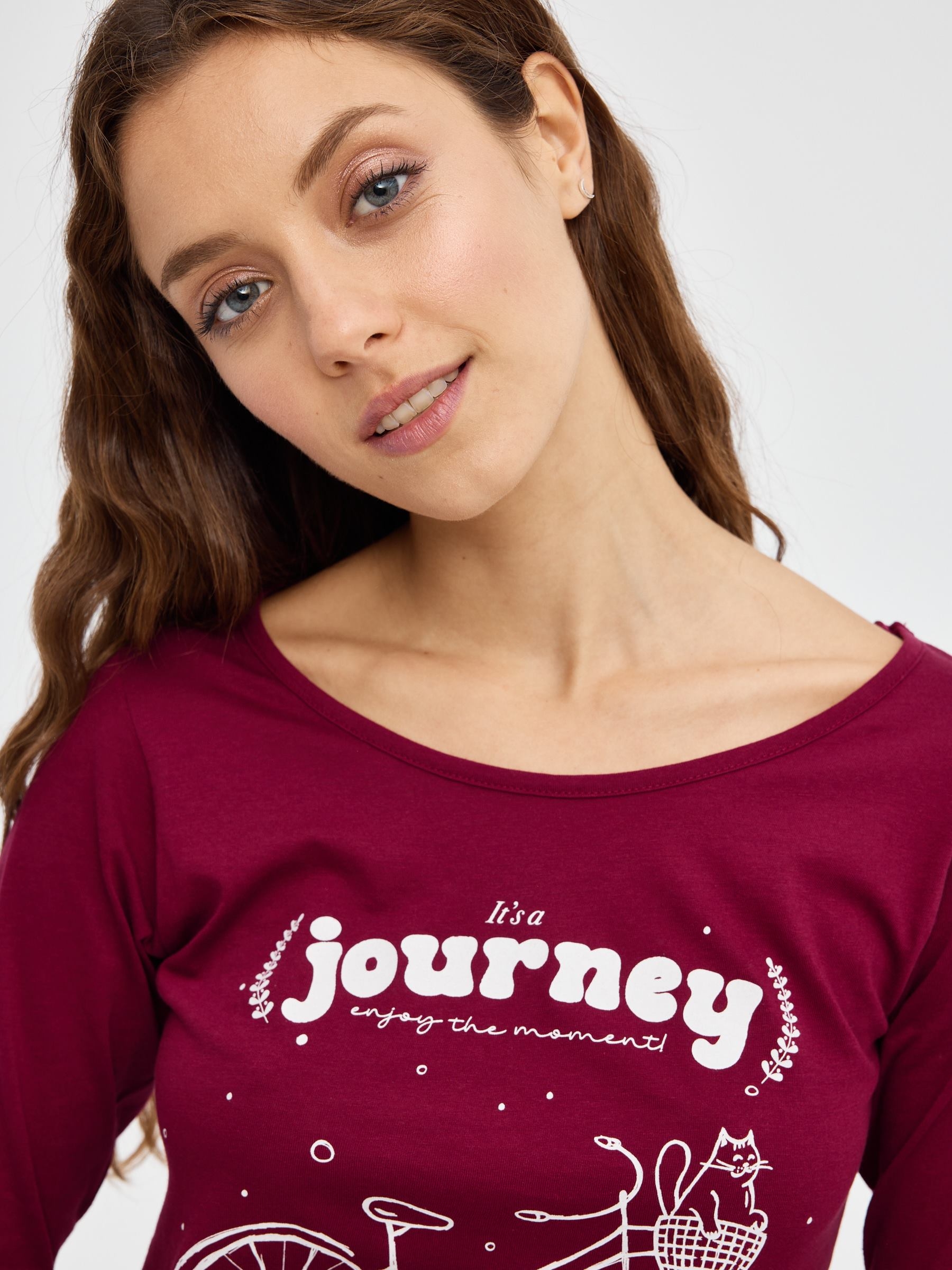 T-shirt The Journey granada vista meia frontal
