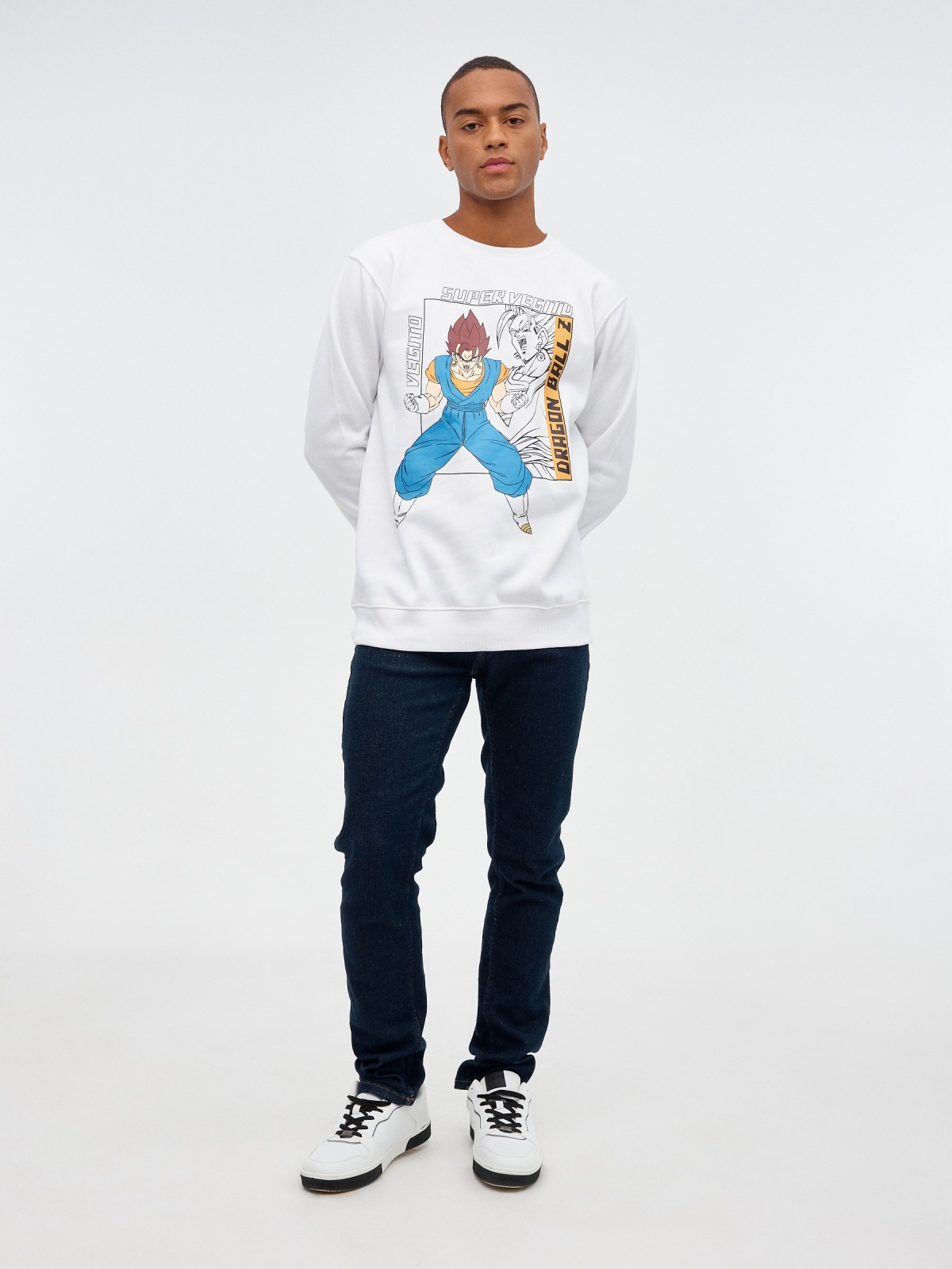 Dragon Ball sweatshirt white front view