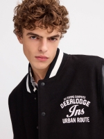 %Pto% Urban Route bomber jacket black