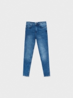 %Pto% Basic mid-rise skinny jeans blue detail view