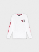 %Pto% Camiseta print psicodélico INS blanco vista frontal