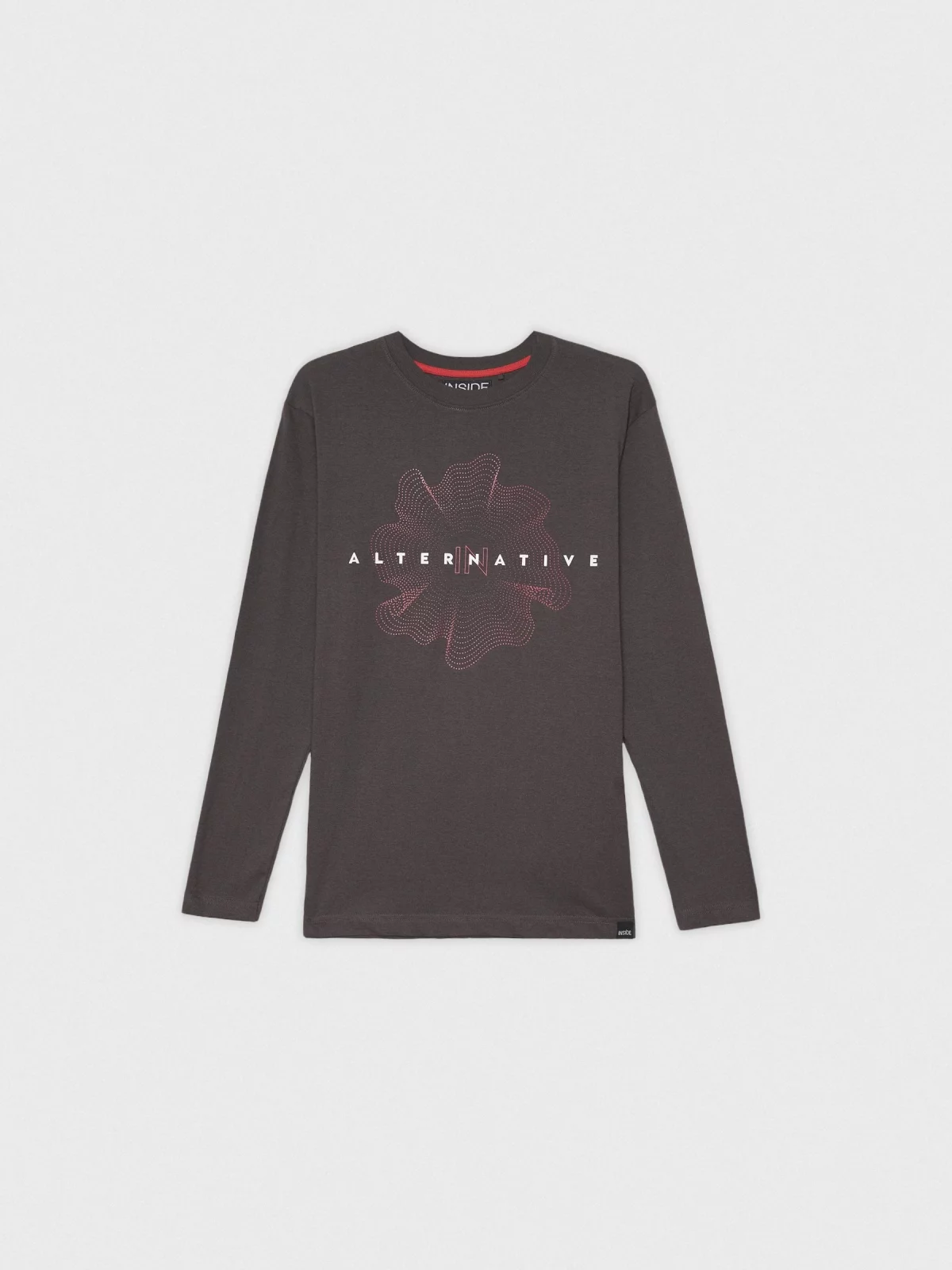  Alternative T-shirt dark grey front view