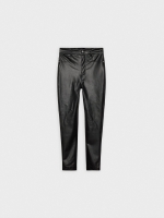 %Pto% Leggings superskinny polipiel negro vista frontal