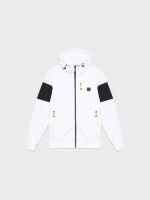 %Pto% Sudadera de camuflaje con cremallera blanco vista frontal