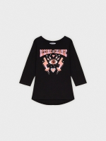 %Pto% Camiseta Become the Chance negro vista frontal