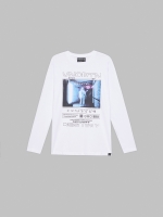 %Pto% T-Shirt VNCRTN DESTINY branco vista frontal