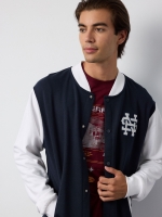 %Pto% Sudadera University azul marino