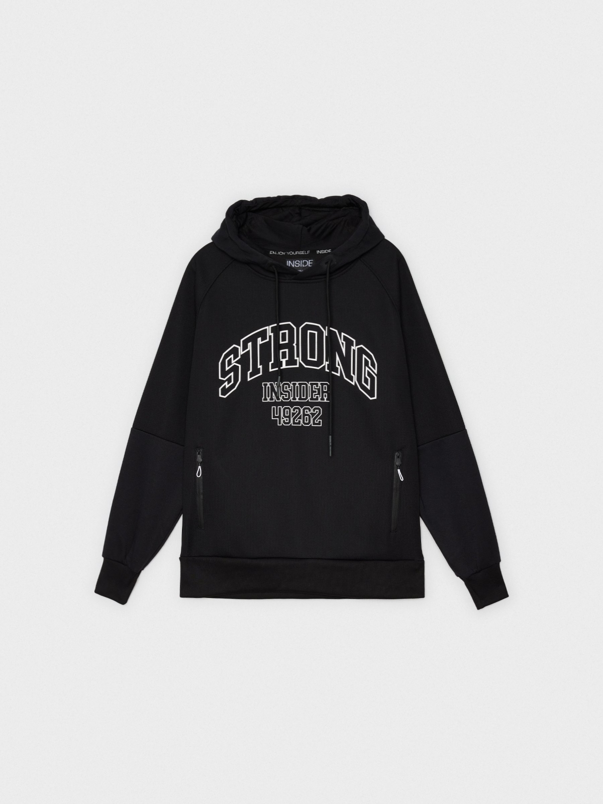 Sweatshirt Strong preto vista detalhe