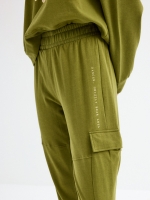 %Pto% Multipocket jogger pants khaki