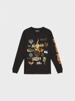 %Pto% Camiseta Worldwide negro vista frontal
