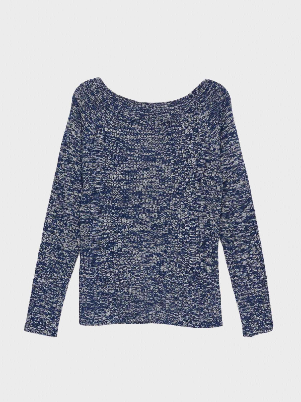 Jersey jaspeado de barco azul