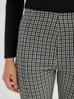 %Pto% Leggings tiro alto pata de gallo negro
