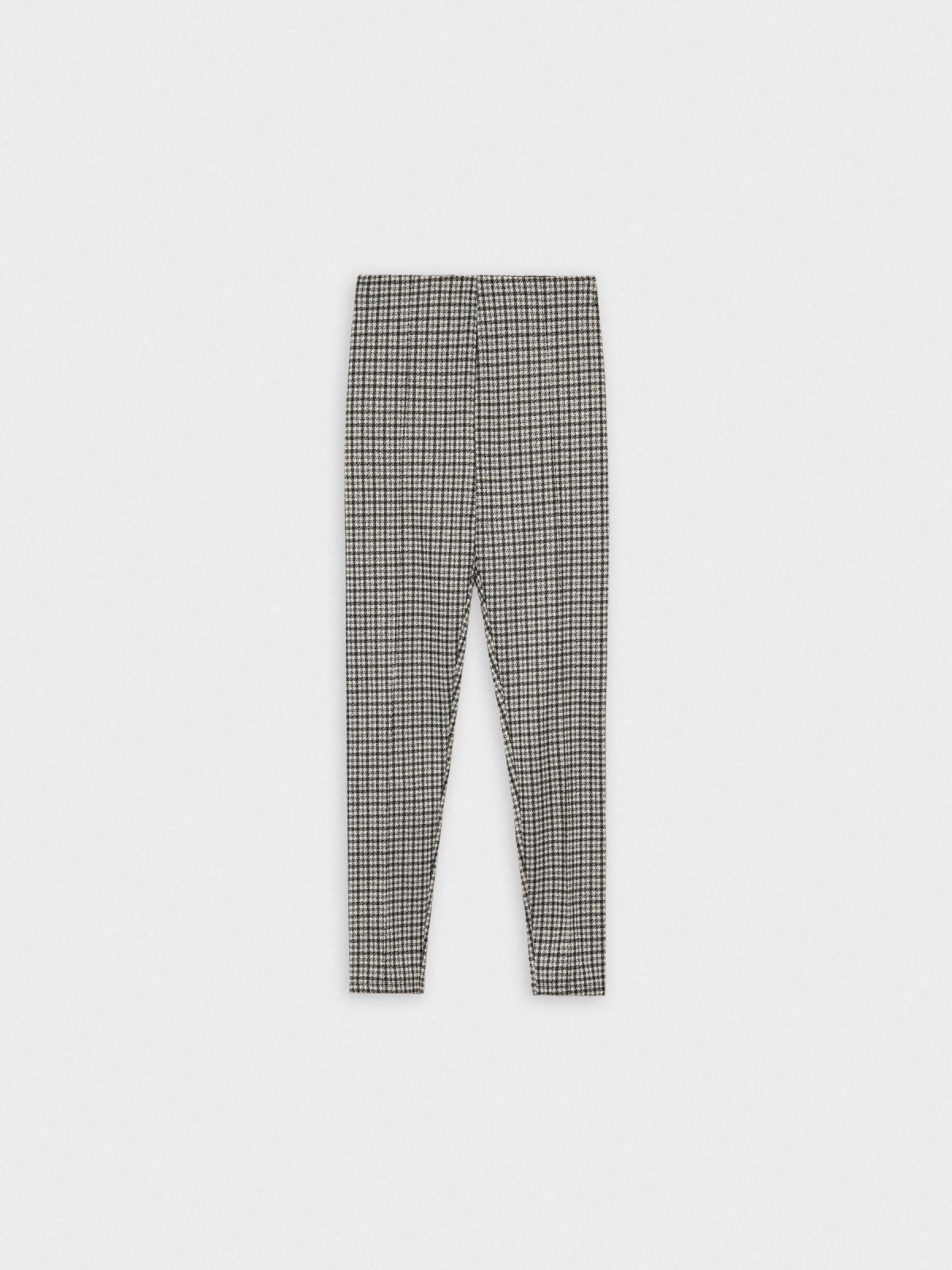 Leggings high rise houndstooth black detail view