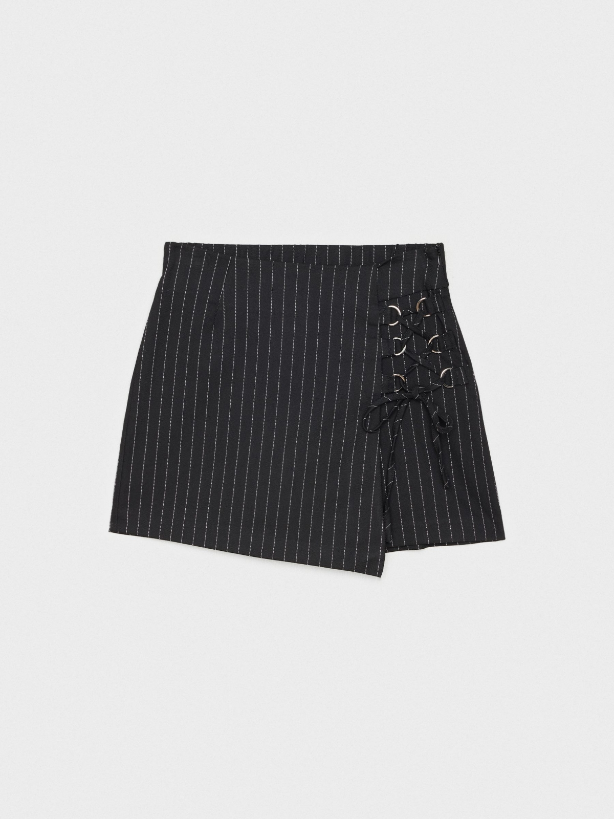 Skort with bows black detail view